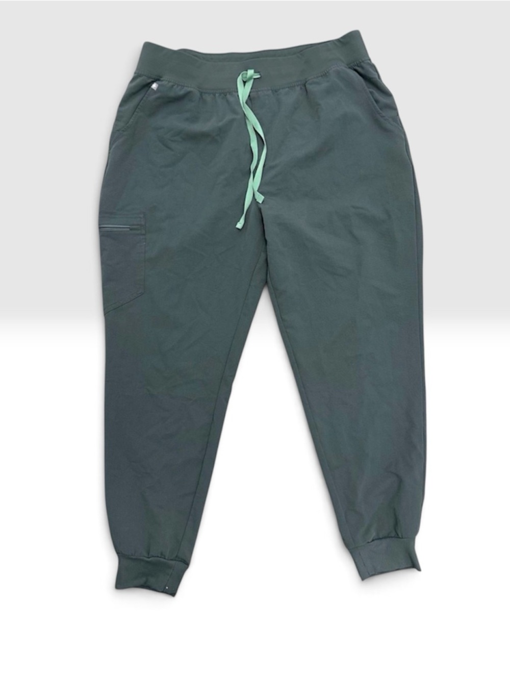 FIGS Women's Size S Scrub Pants Jogger Technical Collection Olive Green